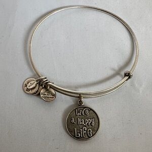 Alex and Ani Silver Bracelet with Charms